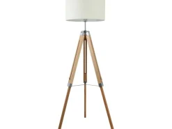 EGLO Leuchten Stehleuchte LANTADA natur exkl. E27 1x60W