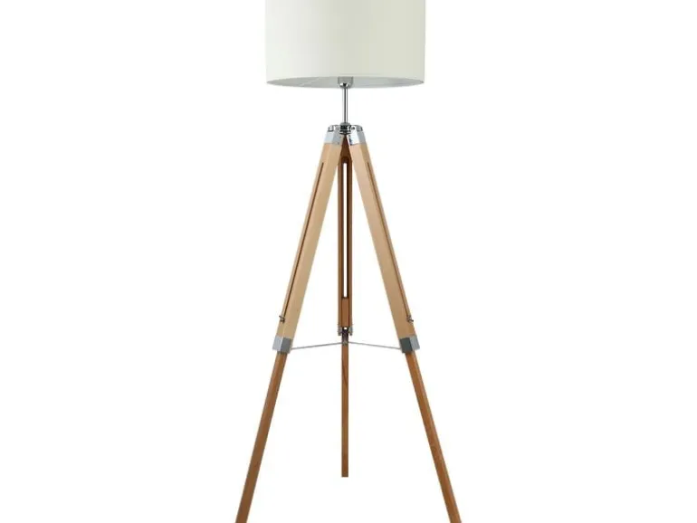 EGLO Leuchten Stehleuchte LANTADA natur exkl. E27 1x60W