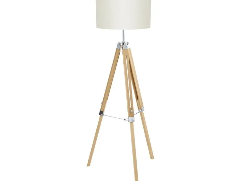 EGLO Leuchten Stehleuchte LANTADA natur exkl. E27 1x60W