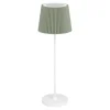 EGLO Leuchten Tischleuchte Leonero Akku H:370 LED-CCT Touch Grün/Weiss