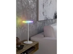 EGLO Leuchten Tischleuchte TREPELLA Akku LED-RGBW Touch Weiss