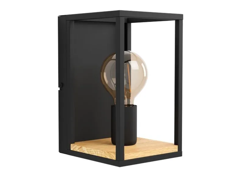 EGLO Leuchten Wandleuchte LIBERTAD 1x E27 Schwarz