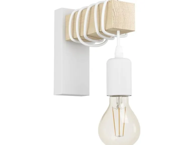 EGLO Leuchten Wandleuchte TOWNSHEND weiss exkl. E27 1x10W