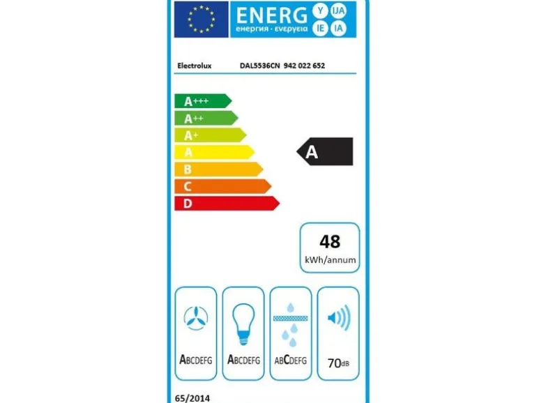 Electrolux Flachschirmhaube DAL5536CN 3 + intensiv Stufen