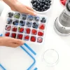 Emsa Eiswürfelbox Clip & Close Blau/Transparent