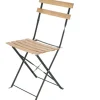 Esschert Design Bistrostuhl Holz und Metall klappbar Grün