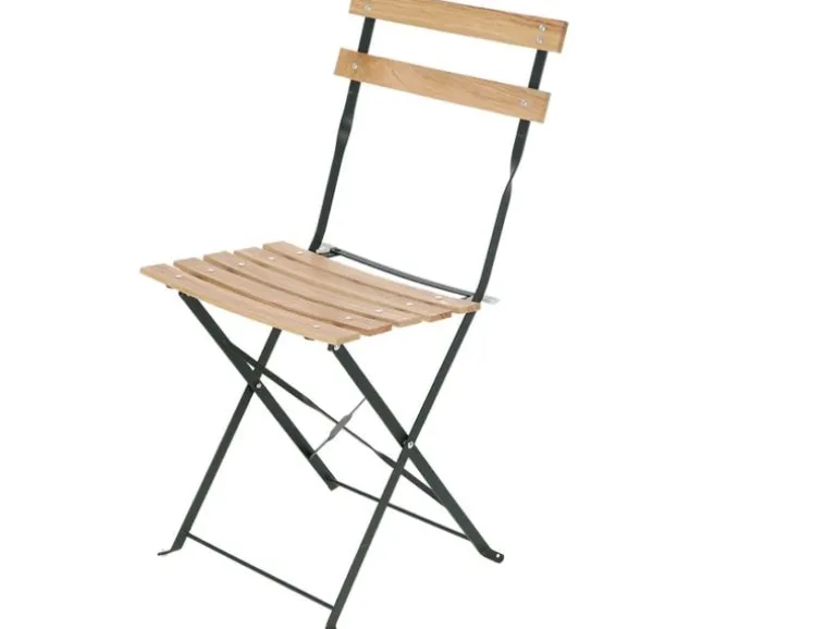 Esschert Design Bistrostuhl Holz und Metall klappbar Grün