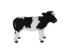Esschert Design Dekofigur Kalb L Schwarz/Weiss