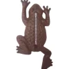 Esschert Design Gartenthermometer Gusseisen Braun Frosch-Motiv