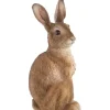 Esschert Design Hase Sitzend, Polyresin, Braun, 23.9 cm