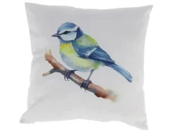 Esschert Design Outdoor Kissen Aquar. Blaumeise 50 x 50 cm, Blau