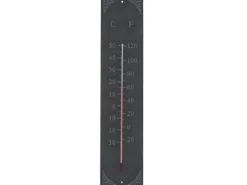 Esschert Design Thermometer Schiefer Grau 10.1 x 1.4 x 45.1 cm