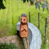 Esschert Design Zauntier Igel Braun