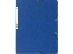 Exacompta Gummibandmappe A4 Blau, 250 Blatt