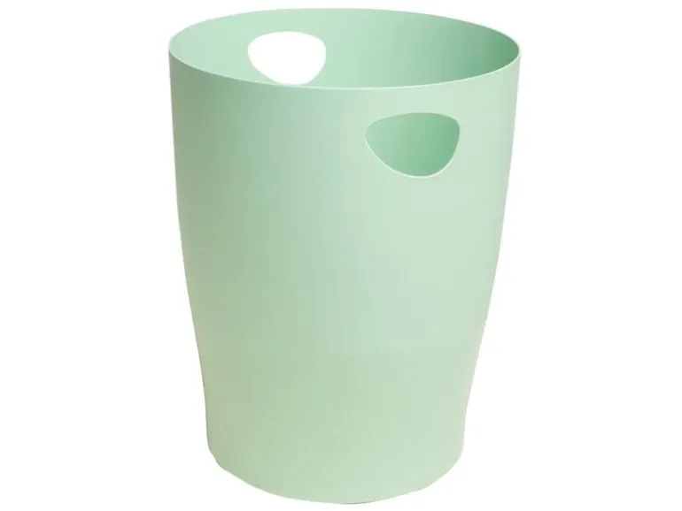 Exacompta Papierkorb Ecobin AutentiK, 15 l, Salbeigrün