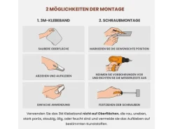 Exitoso Magnetschiene für Messer Silber