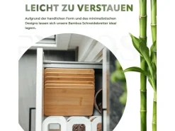 Exitoso Schneidebretter aus Bambus 14 cm x 22 cm