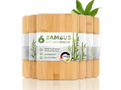 Exitoso Schneidebretter aus Bambus 14 cm x 22 cm