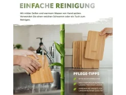 Exitoso Schneidebretter aus Bambus 14 cm x 22 cm