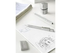 Faber-Castell Spitzer Grip 2001 Dreifach Manuell, Silber