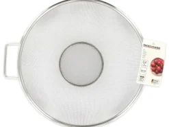 Fackelmann Abtropfsieb Sieb 26 cm, Edelstahl
