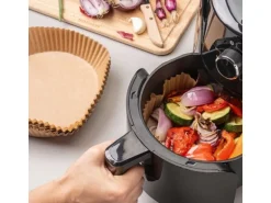 Fackelmann Backpapier Airfryer, 160 x 160 x 45 mm, 40 Stück