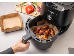 Fackelmann Backpapier Airfryer, 160 x 160 x 45 mm, 40 Stück