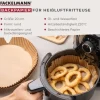 Fackelmann Backpapier Airfryer, Ø 20 cm, 40 Stück
