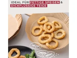 Fackelmann Backpapier Airfryer, Ø 20 cm, 40 Stück