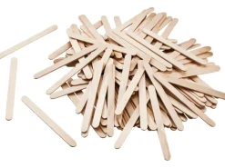 Folia Holzartikel Stäbchen Natur, 500 Stück