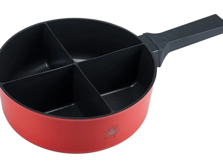 4Fondue Fondue-Caquelon Rot