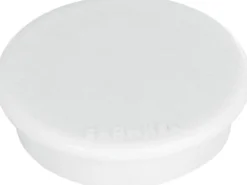 Franken Haftmagnet Magnet rund Ø 24 mm, 10 Stück, Weiss