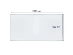 Franken Magnethaftendes Whiteboard X-tra!Line 100 cm x 200 cm, Weiss