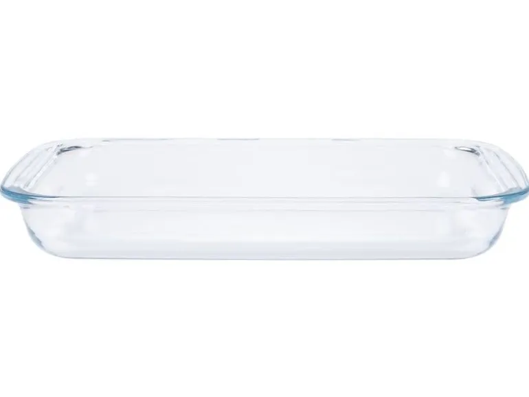 FURBER Auflaufform-Set Glas, 3 Stück, Eckig