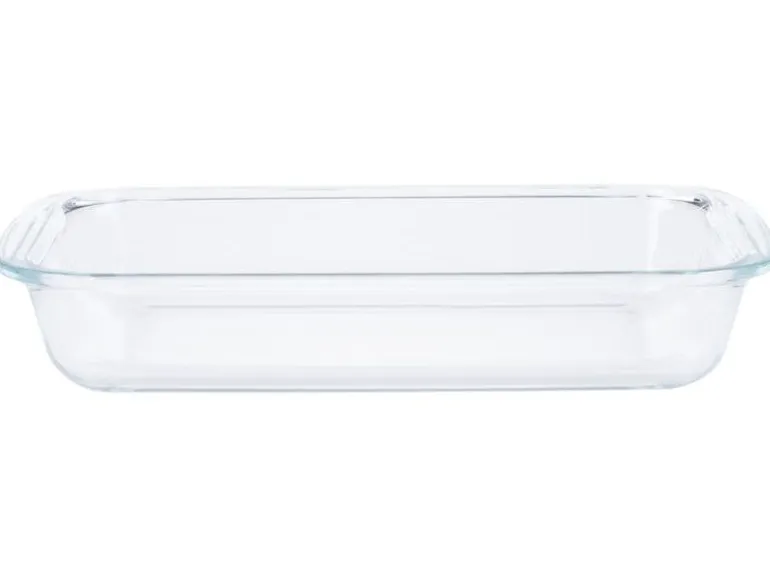 FURBER Auflaufform-Set Glas, 3 Stück, Eckig