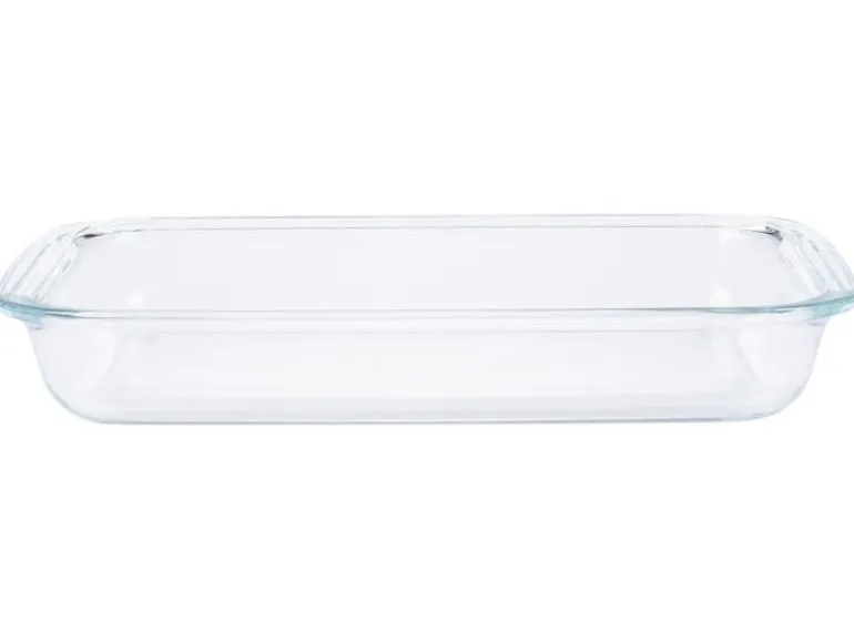 FURBER Auflaufform-Set Glas, 3 Stück, Eckig