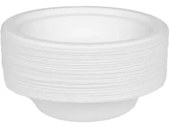 FURBER Einweg-Schale Ø 18 cm, 50 Stück, Weiss