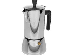 FURBER Espressokocher Chicchi 4 Tassen, Silber
