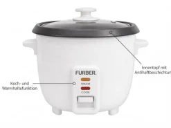 FURBER Reiskocher REN 0.6 l, Weiss