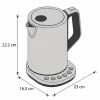 FURBER Wasserkocher Select 1.5 l, Edelstahl