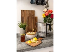 FURBER Wasserkocher Vetro 1.7 l, Silber/Transparent