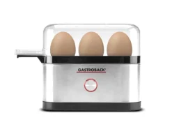 Gastroback Eierkocher Design Mini 3 Eier Silber