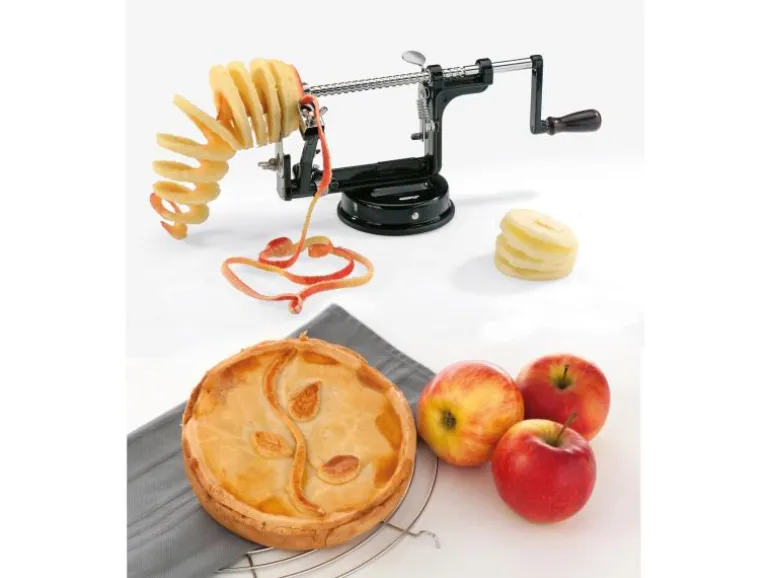 GEFU Apfelschäler 3 in 1 Delicio Schwarz