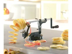GEFU Apfelschäler 3 in 1 Delicio Schwarz