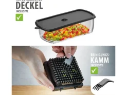 GEFU Gemüseschneider Treppo Transparent/Schwarz