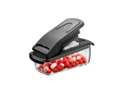 GEFU Gemüseschneider Treppo Transparent/Schwarz