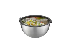 GEFU Rührschüssel-Set Mondi 1 l/2.5 l/4.5 l, Schwarz/Silber