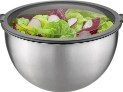 GEFU Rührschüssel-Set Mondi 1 l/2.5 l/4.5 l, Schwarz/Silber