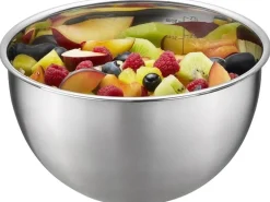 GEFU Rührschüssel-Set Mondi 1 l/2.5 l/4.5 l, Schwarz/Silber