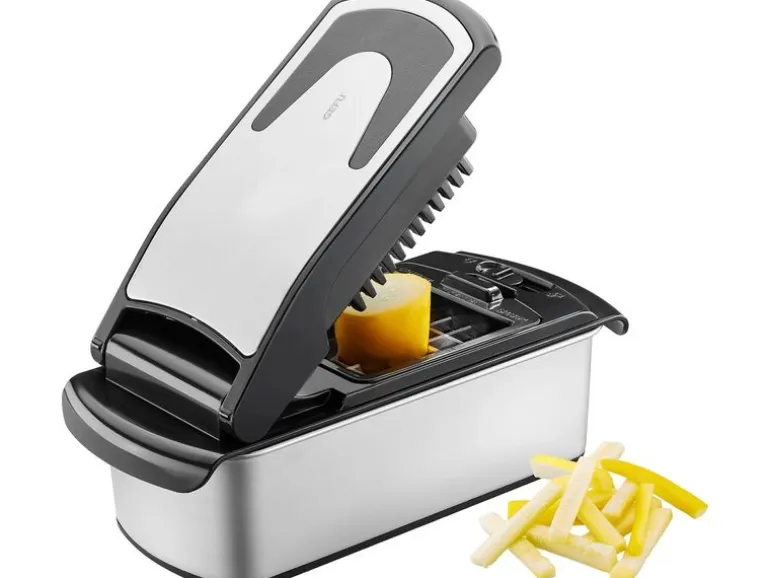 GEFU Würfel & Stifteschneider Schwarz/Silber